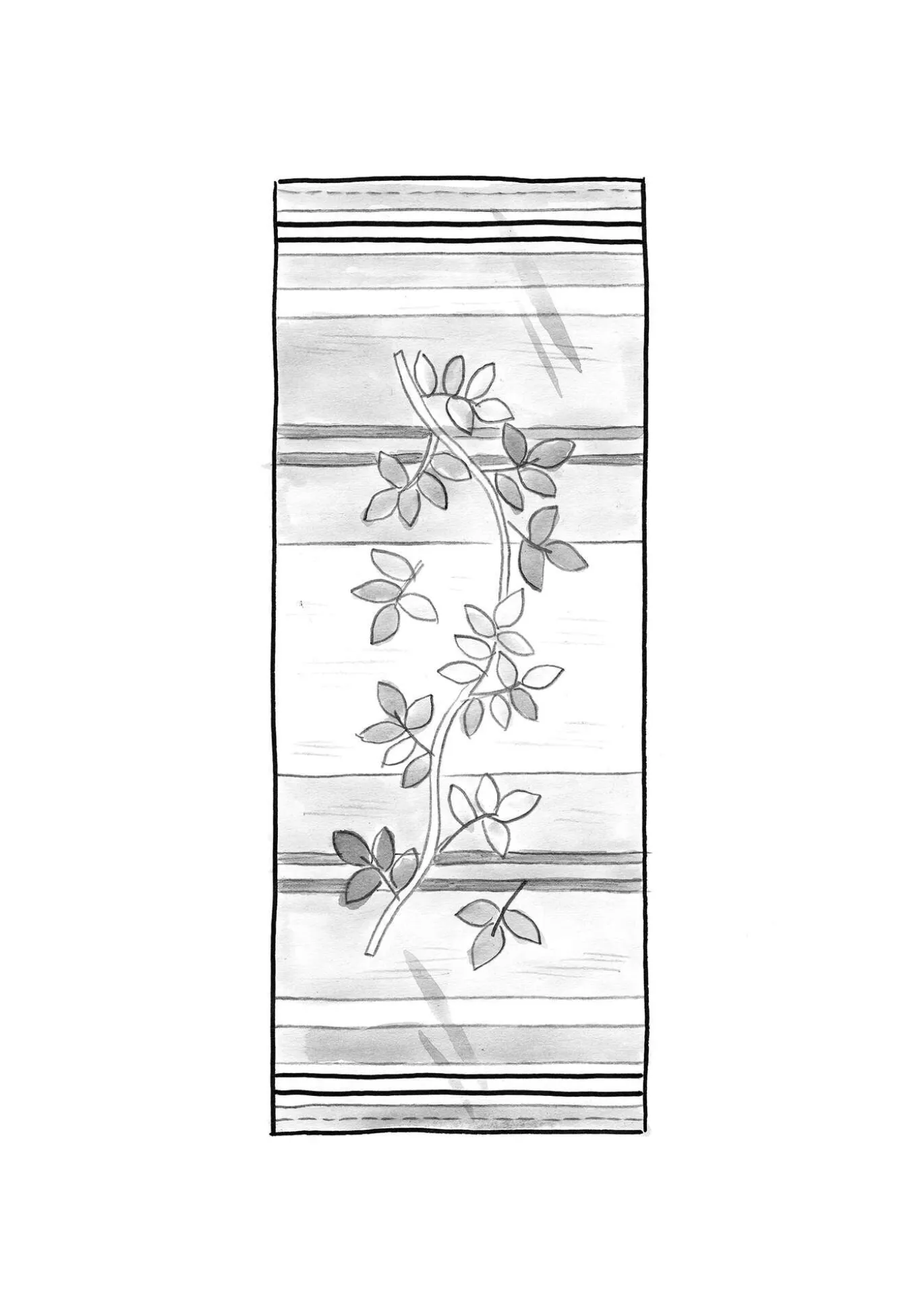 Läufer „Leaves“ aus Bio-Baumwolle