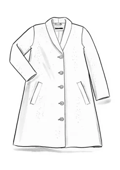 Mantel aus Wollgemisch