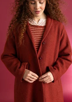 Mantel aus Wollgemisch