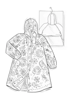 Regenjacke „Hedda“ aus Bio-Baumwollgewebe