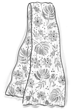 Schal „Hedda“ aus Bio-Baumwolle