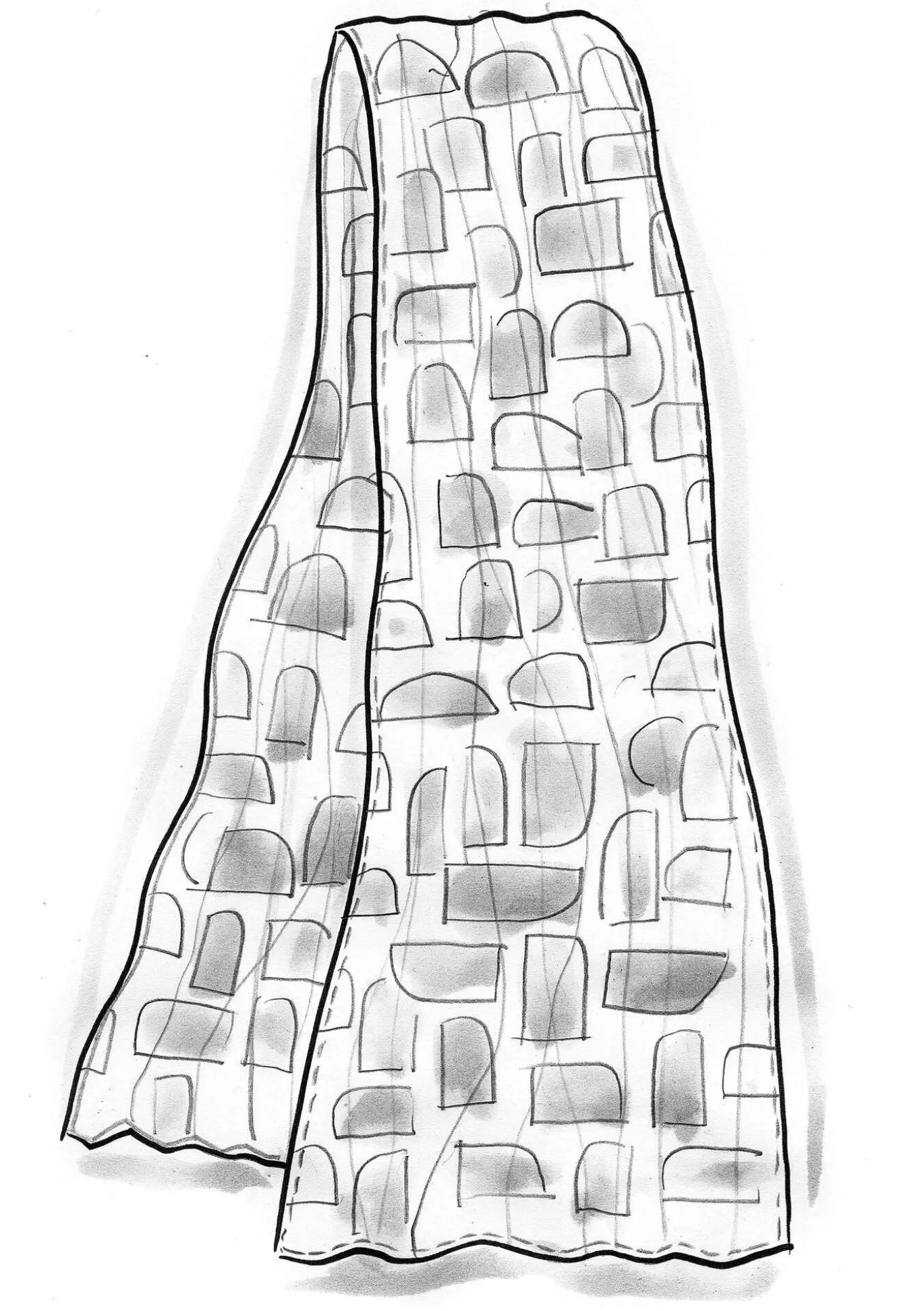 Schal „Hedda“ aus Bio-Baumwolle