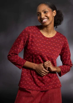 Shirt „Sigrid“ aus Bio-Baumwolle/Lyocell