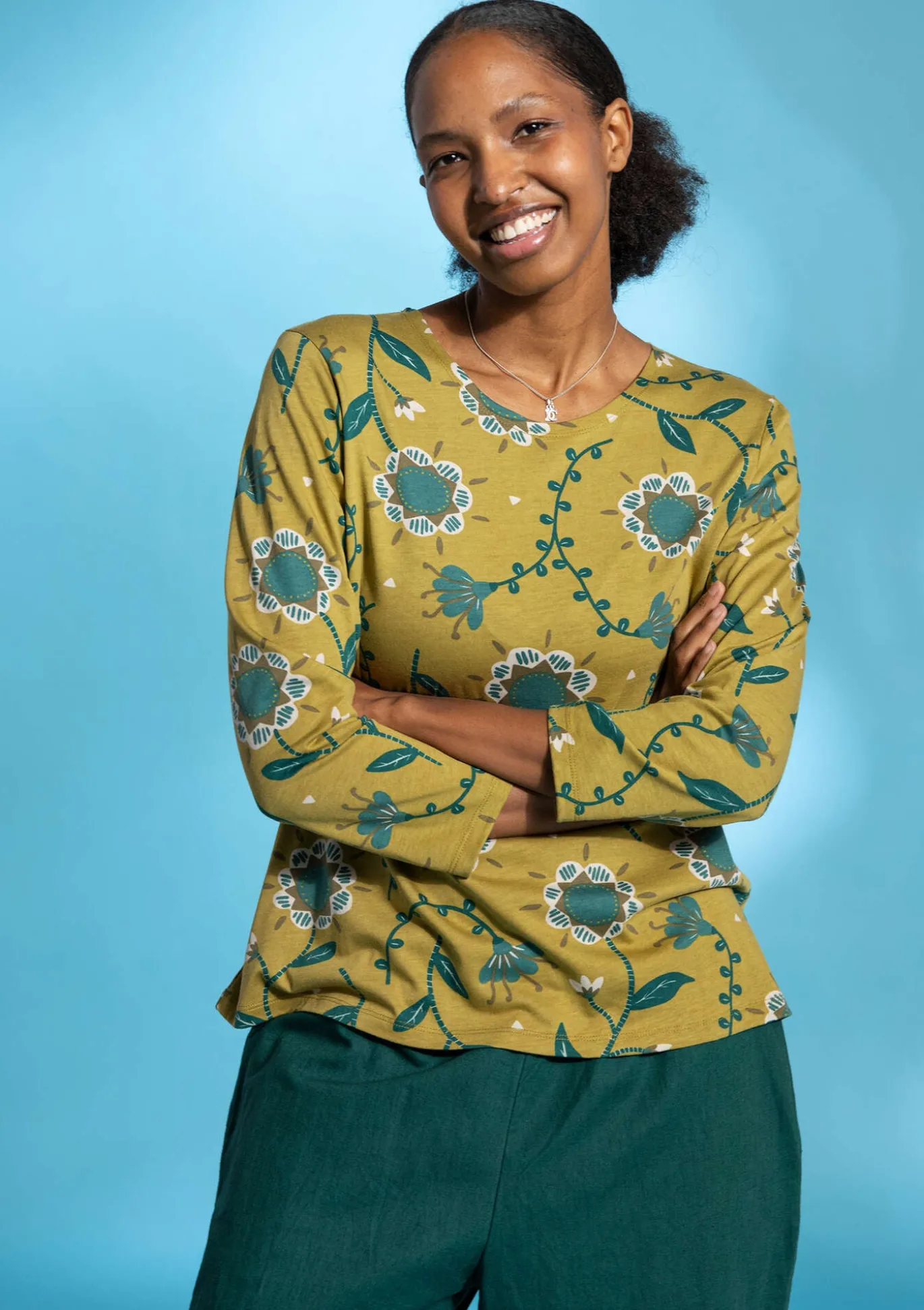 Shirt „Strandglim“ aus Bio-Baumwolle/Modal