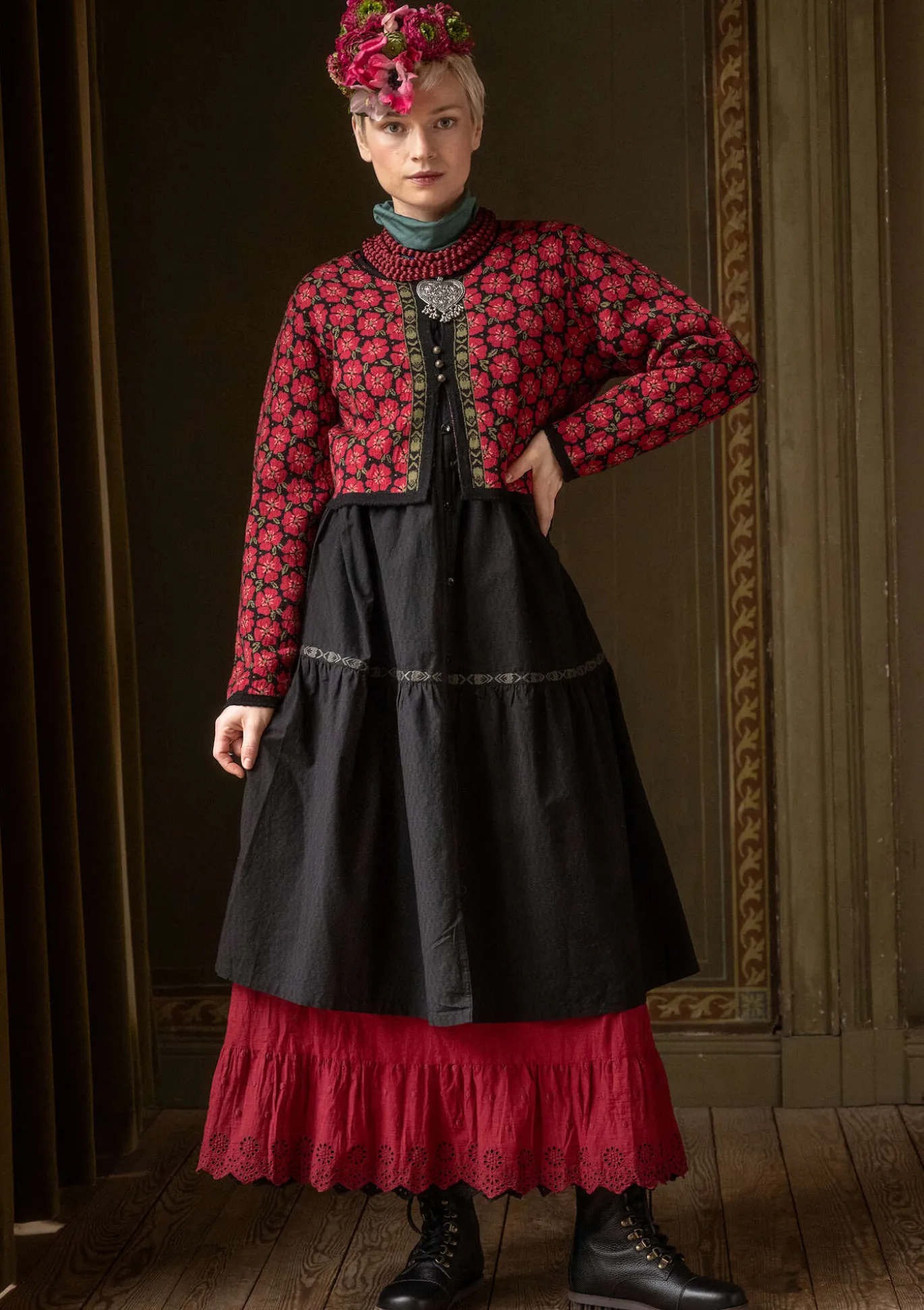 Strickjacke „Anemone“ aus Bio-Wolle