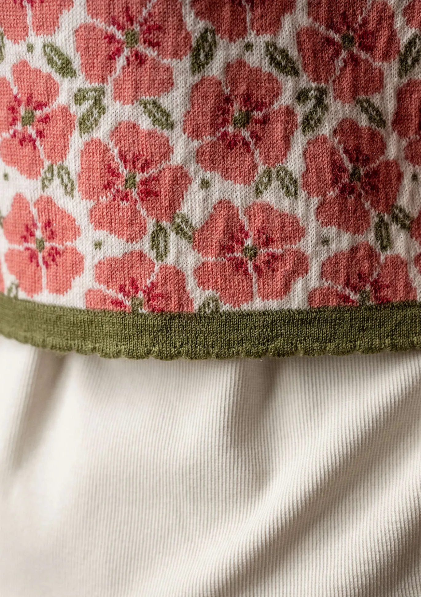 Strickjacke „Anemone“ aus Bio-Wolle