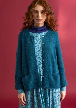 Strickjacke aus Alpakagemisch