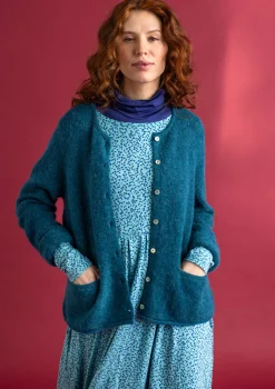 Strickjacke aus Alpakagemisch
