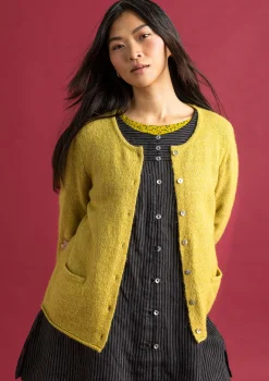 Strickjacke aus Alpakagemisch