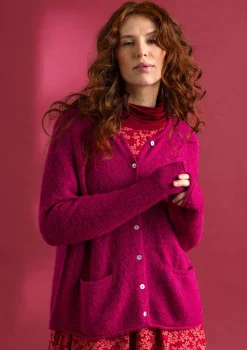 Strickjacke aus Alpakagemisch