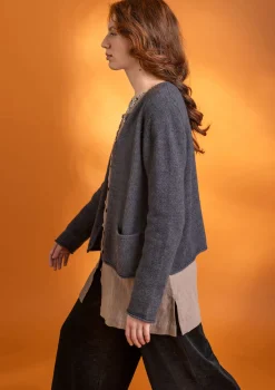 Strickjacke aus Alpakagemisch