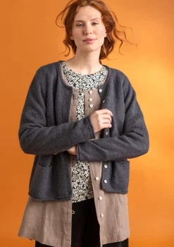 Strickjacke aus Alpakagemisch