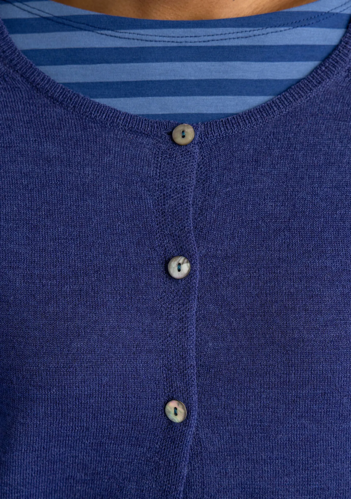 Strickjacke aus Bio-Wolle