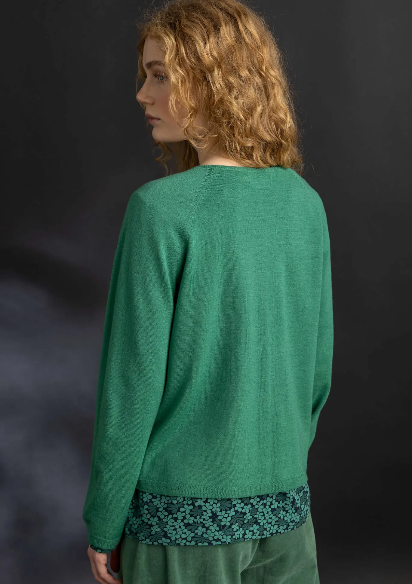 Strickjacke aus Bio-Wolle