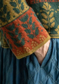 Strickjacke „Edda“ aus Recycling-Wollgemisch