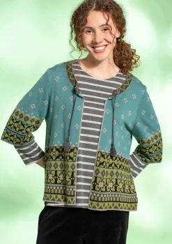 Strickjacke „Noon“ aus Wolle/Lyocell