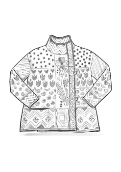 Strickjacke „Viktoria“ aus Baumwolle/Lammwolle