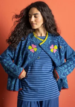 Strickjacke „Viktoria“ aus Baumwolle/Lammwolle