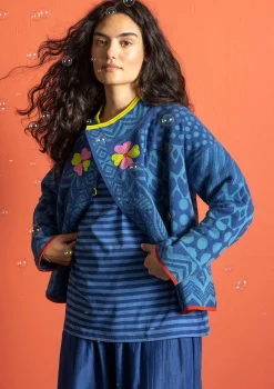 Strickjacke „Viktoria“ aus Baumwolle/Lammwolle