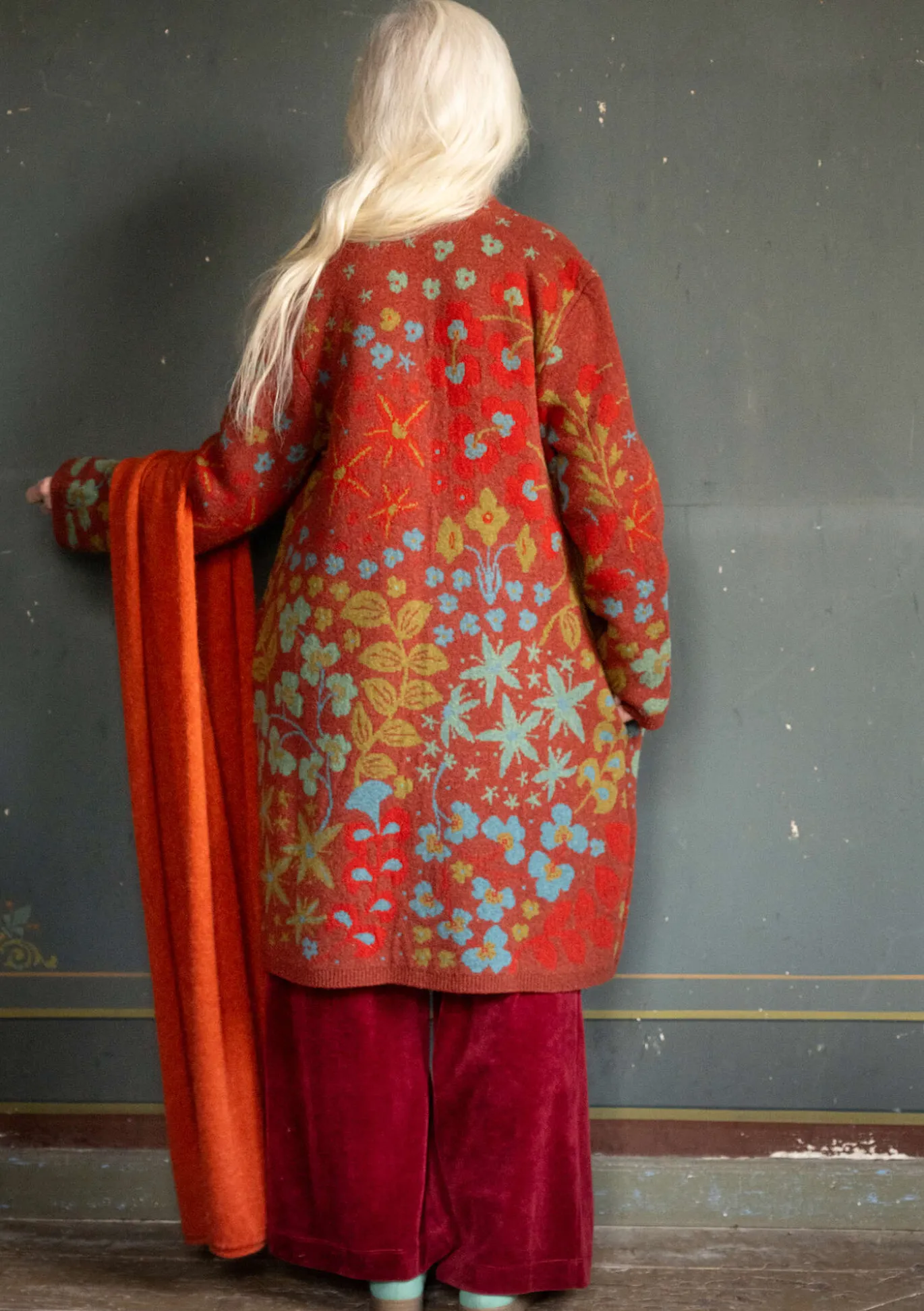 Strickmantel „Saga“ aus Recycling-Wolle