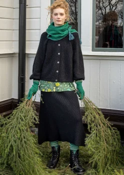 Strickrock „Vinternatt“ aus Bio- und Recycling-Baumwolle/Alpakawollgemisch