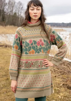 Stricktunika „Borealis“ aus Bio- und Recycling-Baumwolle/Wolle