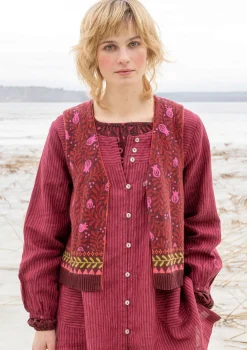 Strickweste „Aurora“ aus Bio- und Recycling-Baumwolle/Wolle