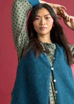 Strickweste aus Alpakagemisch