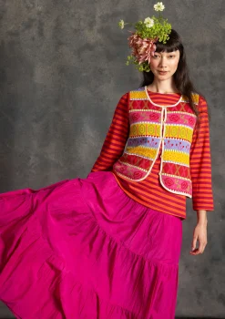 Strickweste „Klara“ aus Bio-/Recycling-Baumwolle