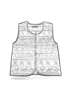 Strickweste „Klara“ aus Bio-/Recycling-Baumwolle