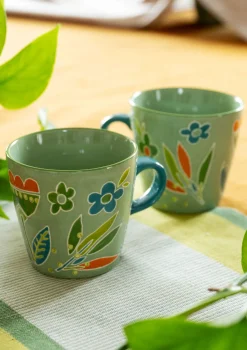 Tasse „Flower pots“ aus Keramik