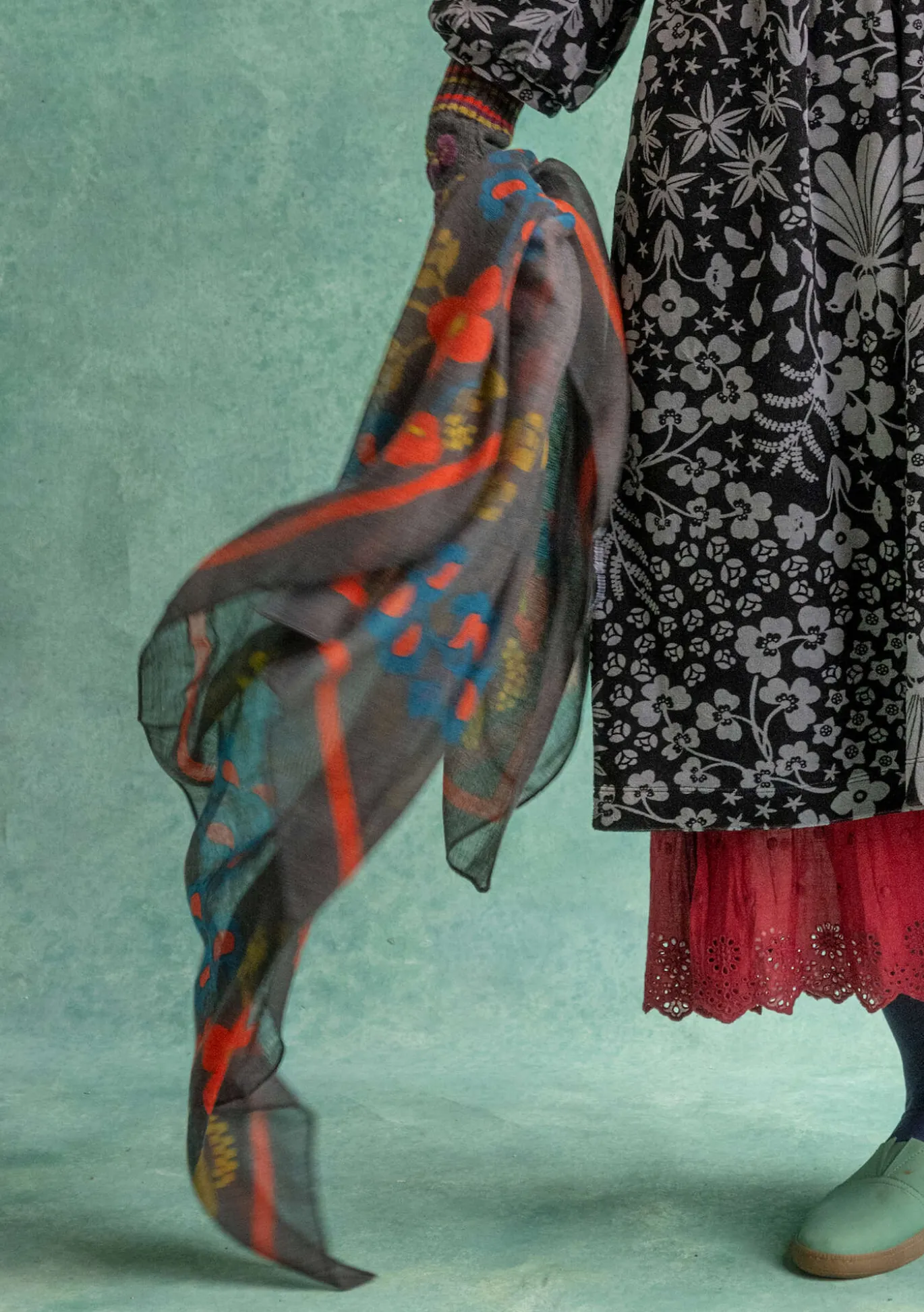 Tuch „Katla“ aus Wolle