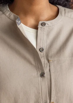 Twillbluse aus Bio-Baumwolle