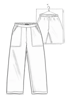 Twillhose aus Bio-Baumwolle