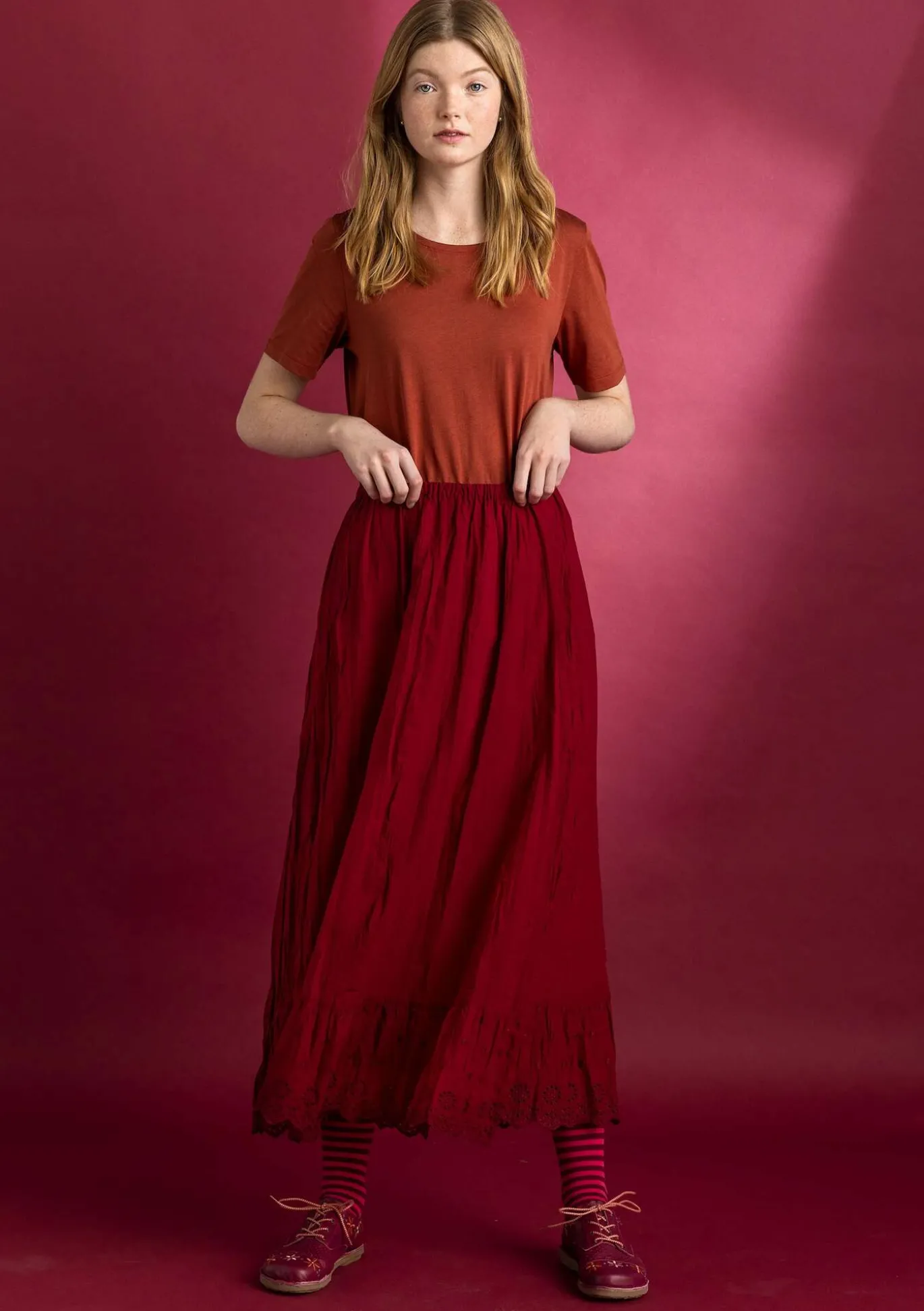 Unterrock aus Bio-Baumwollgewebe