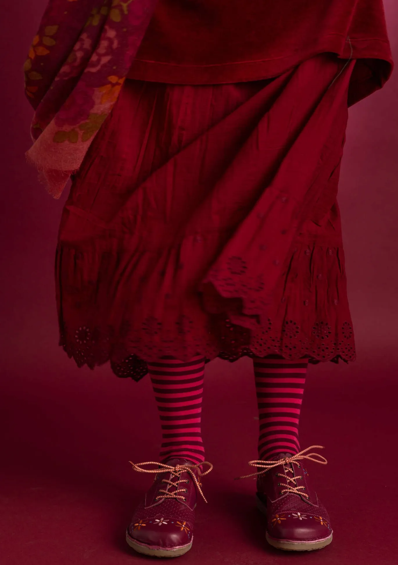 Unterrock aus Bio-Baumwollgewebe