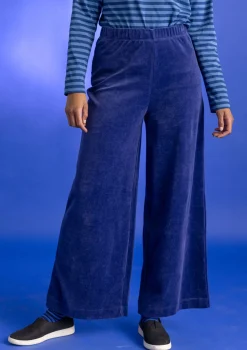 Velourshose aus Bio-Baumwolle/Recycling-Polyester