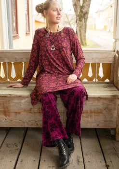 Velourshose „Selma“ aus Bio-Baumwolle/Recycling-Polyester