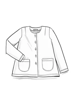 Veloursjacke aus Bio-Baumwolle/Recycling-Polyester