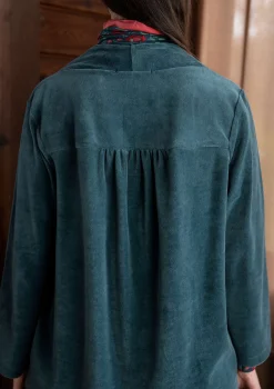 Veloursjacke „Nora“ aus Bio-Baumwolle/Recycling-Polyester