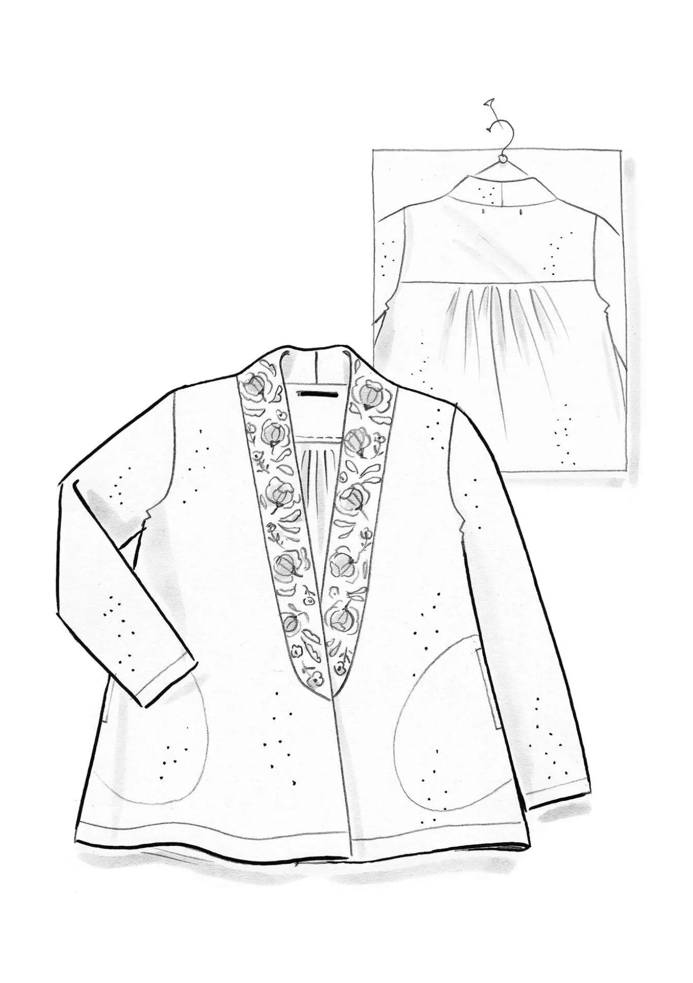 Veloursjacke „Nora“ aus Bio-Baumwolle/Recycling-Polyester