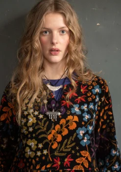 Velourskleid „Katla“ aus Bio-Baumwolle/Recycling-Polyester