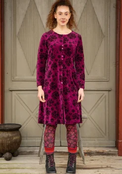 Velourskleid „Selma“ aus Bio-Baumwolle/Recycling-Polyester
