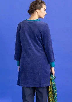 Velourstunika aus Bio-Baumwolle/Recycling-Polyester