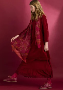 Velourstunika aus Bio-Baumwolle/Recycling-Polyester