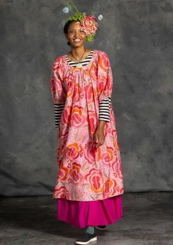 Webkleid „Great Rose“ aus Bio-Baumwolle/Seide