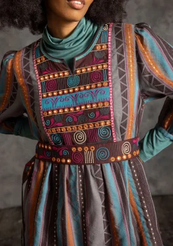 Webkleid „Jaipur“ aus Wolle/Baumwolle