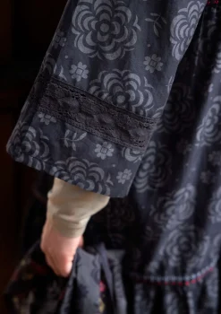 Webkleid „Kamelia“ aus Bio-Baumwolle/Seide