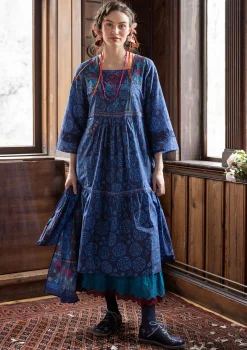 Webkleid „Kamelia“ aus Bio-Baumwolle/Seide