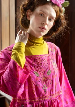 Webkleid „Kamelia“ aus Bio-Baumwolle/Seide